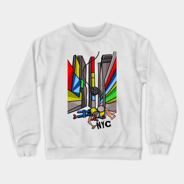 New York City Ball Drop Crewneck Sweatshirt by mailboxdisco